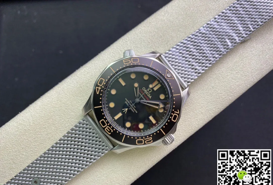 Omega Seamaster Diver 300M 007 Edition 210.90.42.20.01.001 OR Factory 1:1 Best Edition Replica Watch Black Bezel